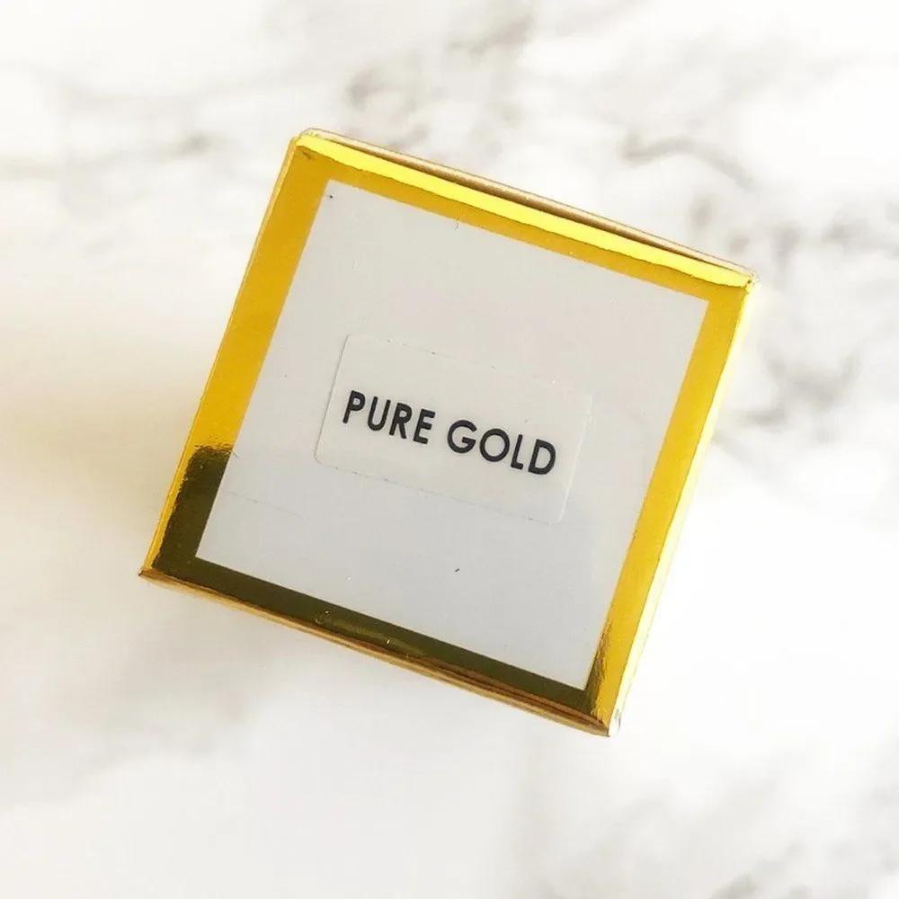 NIB Eloise Cosmetics GET LIT Metallic Foiled Liquid Eyeshadow in Pure Gold